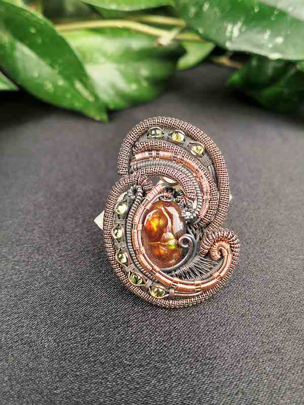 Fireagate-Medallion SunayLaLuna Gemsjewelry