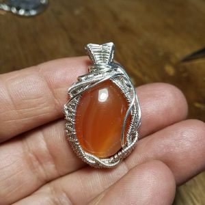 SunayLaLuna Silberschmuck Karneol-Anhänger