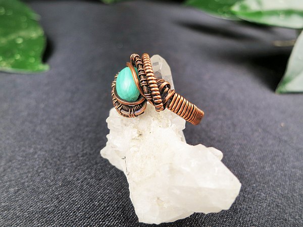 Malachit-ring SunayLaLuna Semipreciousstonejewelry