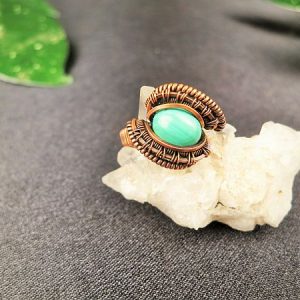 Malachitring SunayLaLuna Halbedelsteinschmuck