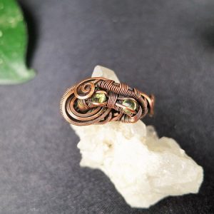 Olivinring SunayLaLuna Olivinschmuck Halbedelsteinschmuck