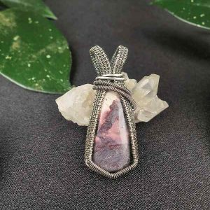 SciFi-Jasper-Pendant Porcelainjasper SunayLaLuna Silverjewelry