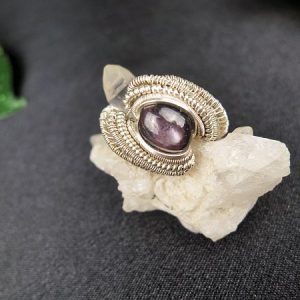 SternrubinRing Silberring Exklusivschmuck