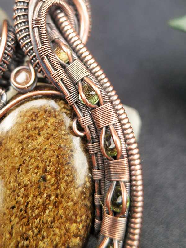 Bronzit-Medaillon SunayLaLuna Halbedelsteinschmuck