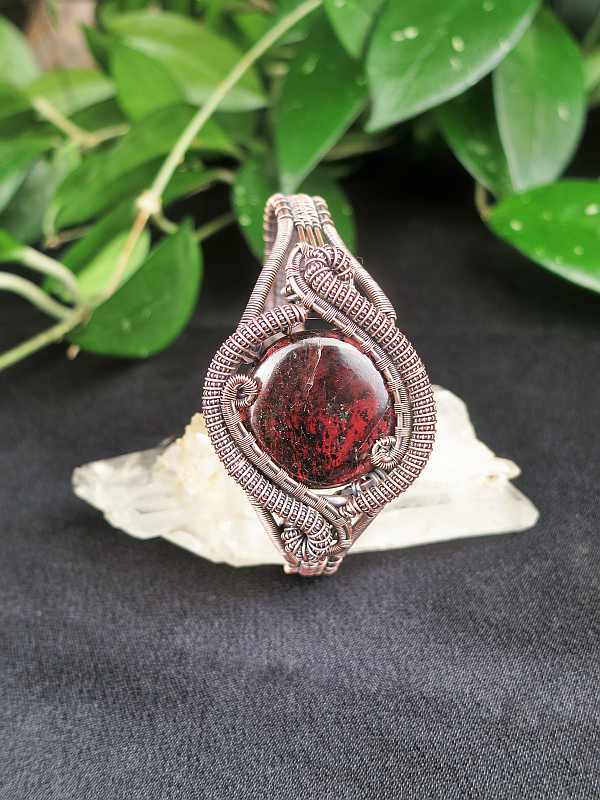 Garnet-Bangle Garnetjewelry Exclusivejewelry