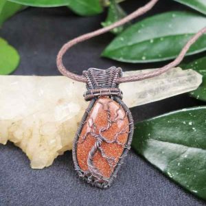 Goldfluß-Anhänger BaumDesLebens Designerschmuck