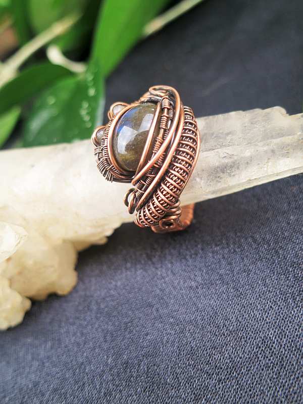 Ring mit Labradoriten – Bild 3