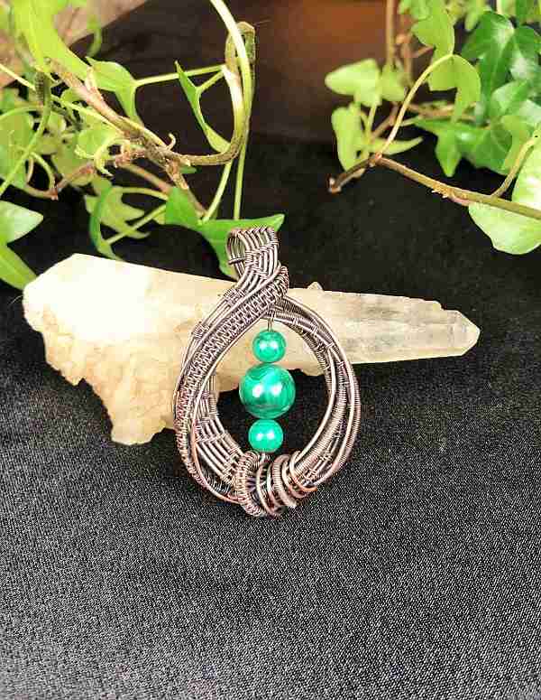 SunayLaLuna Malachite-Pendant Jewelrydesign