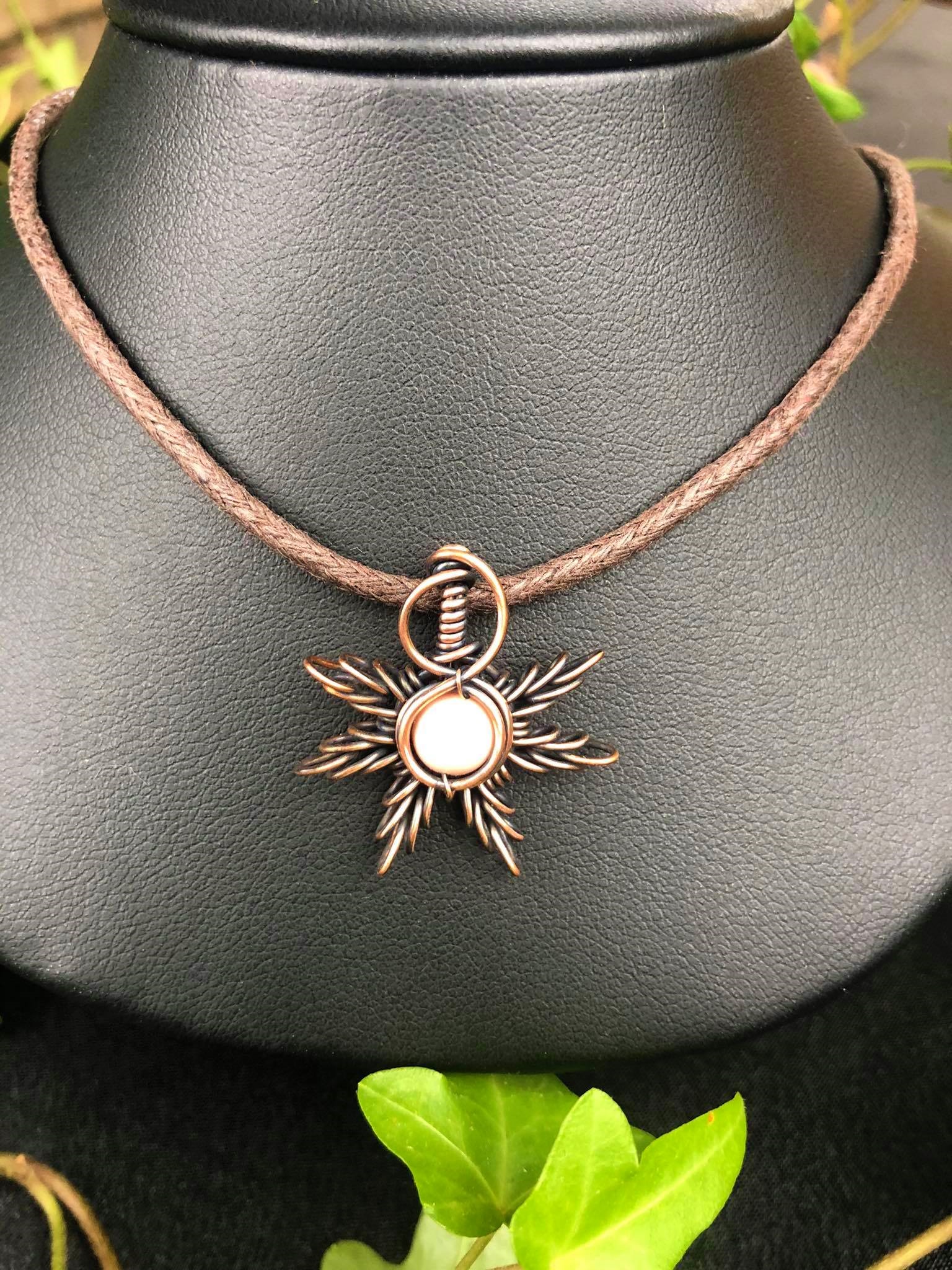 Pink Coral-Sunpendant Sunjewelry SunayLaLuna