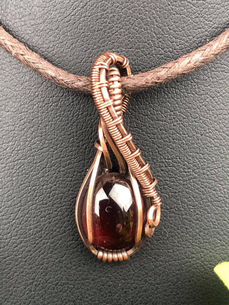 Garnet-Pendant Collection "Pure" Jewelrydesign