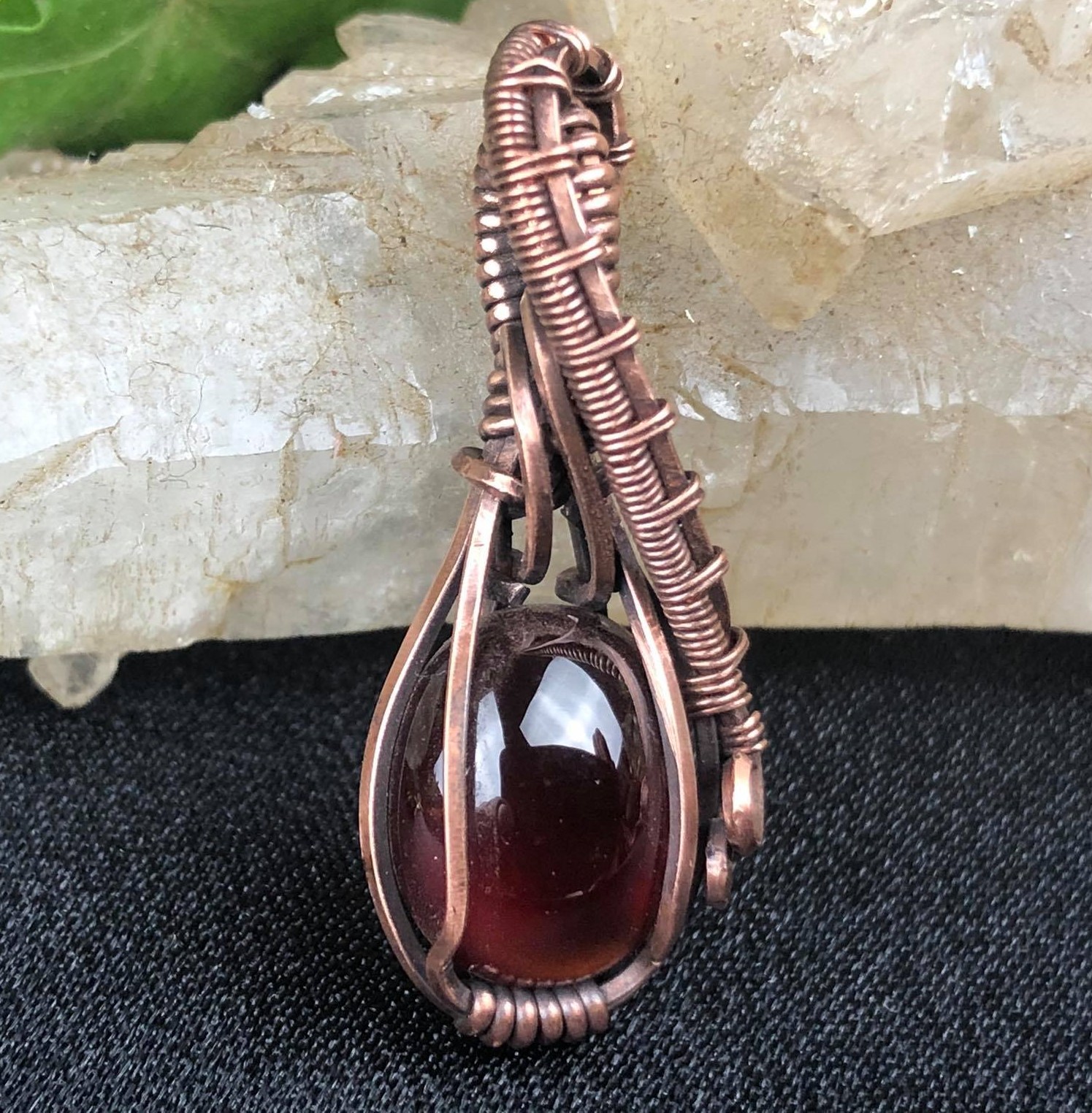 Garnet-Pendant Collection "Pure" Jewelrydesign
