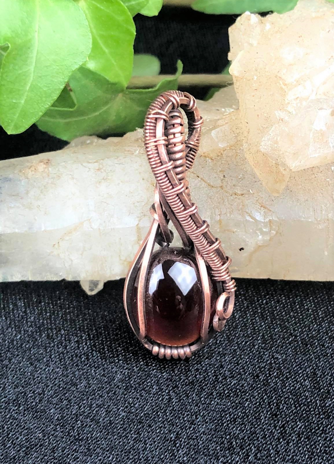 Garnet-Pendant Collection "Pure" Jewelrydesign