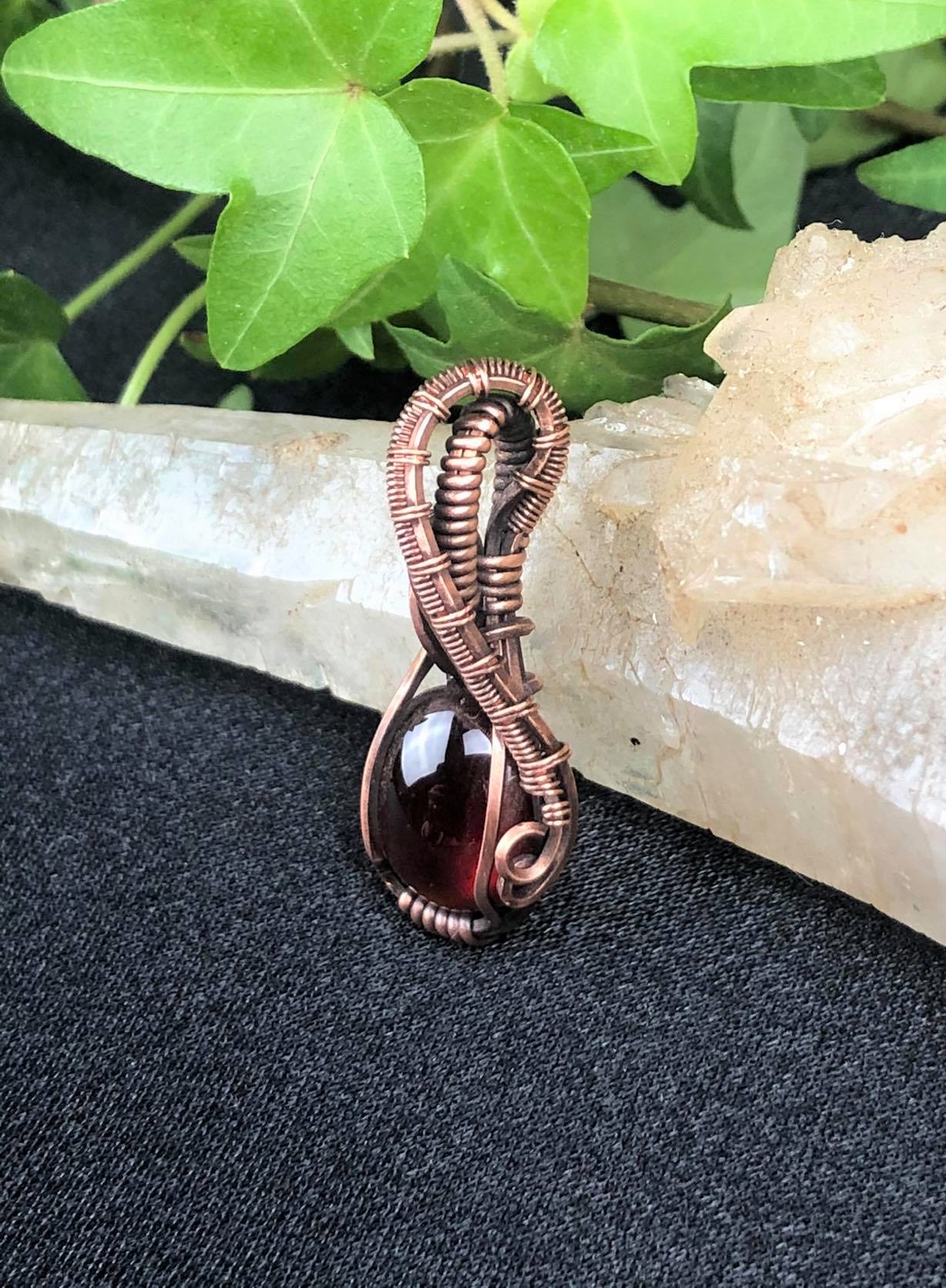Garnet-Pendant Collection "Pure" Jewelrydesign