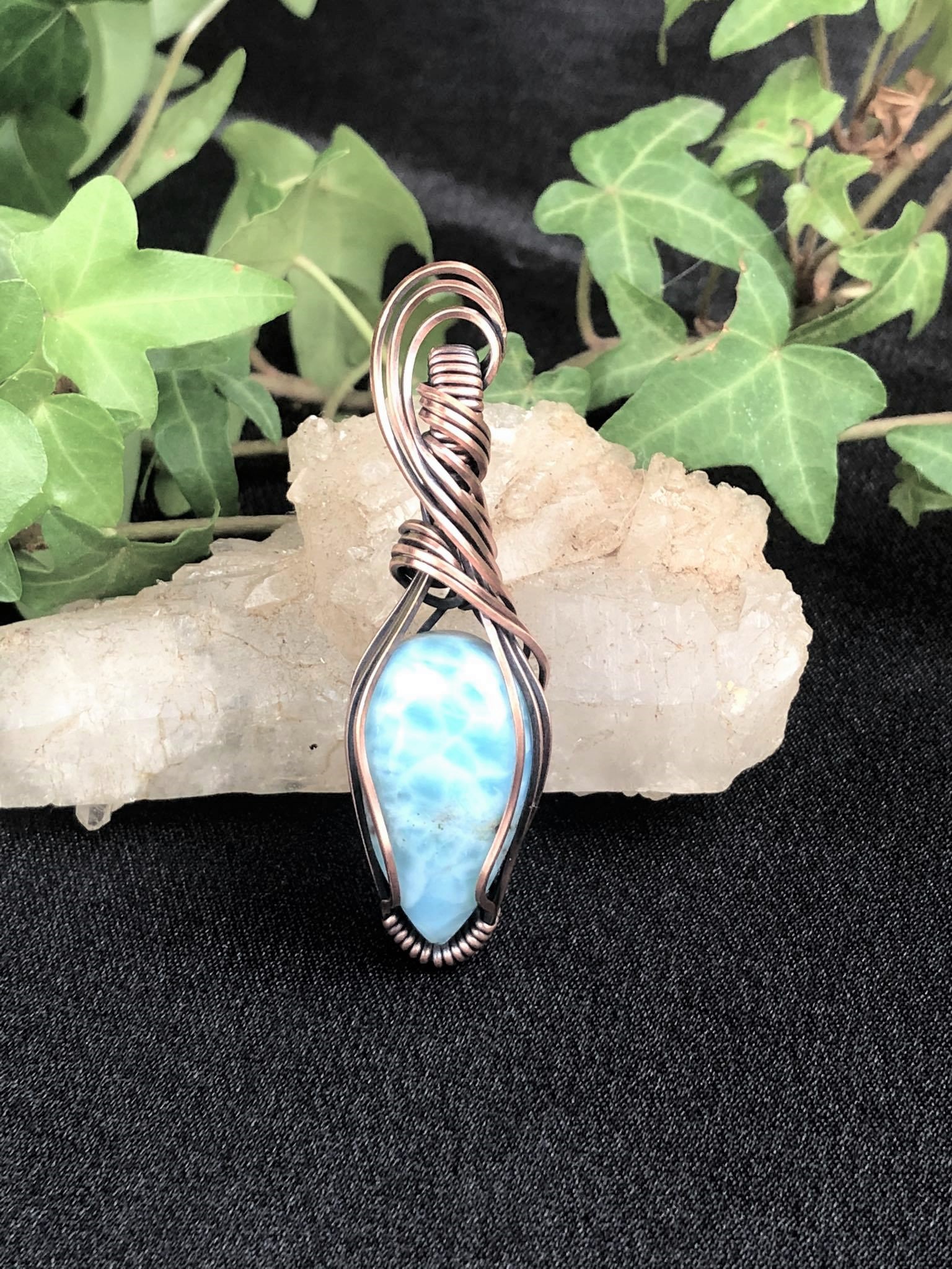 Larimar-Anhänger Kollektion "Pure" SunayLaLuna