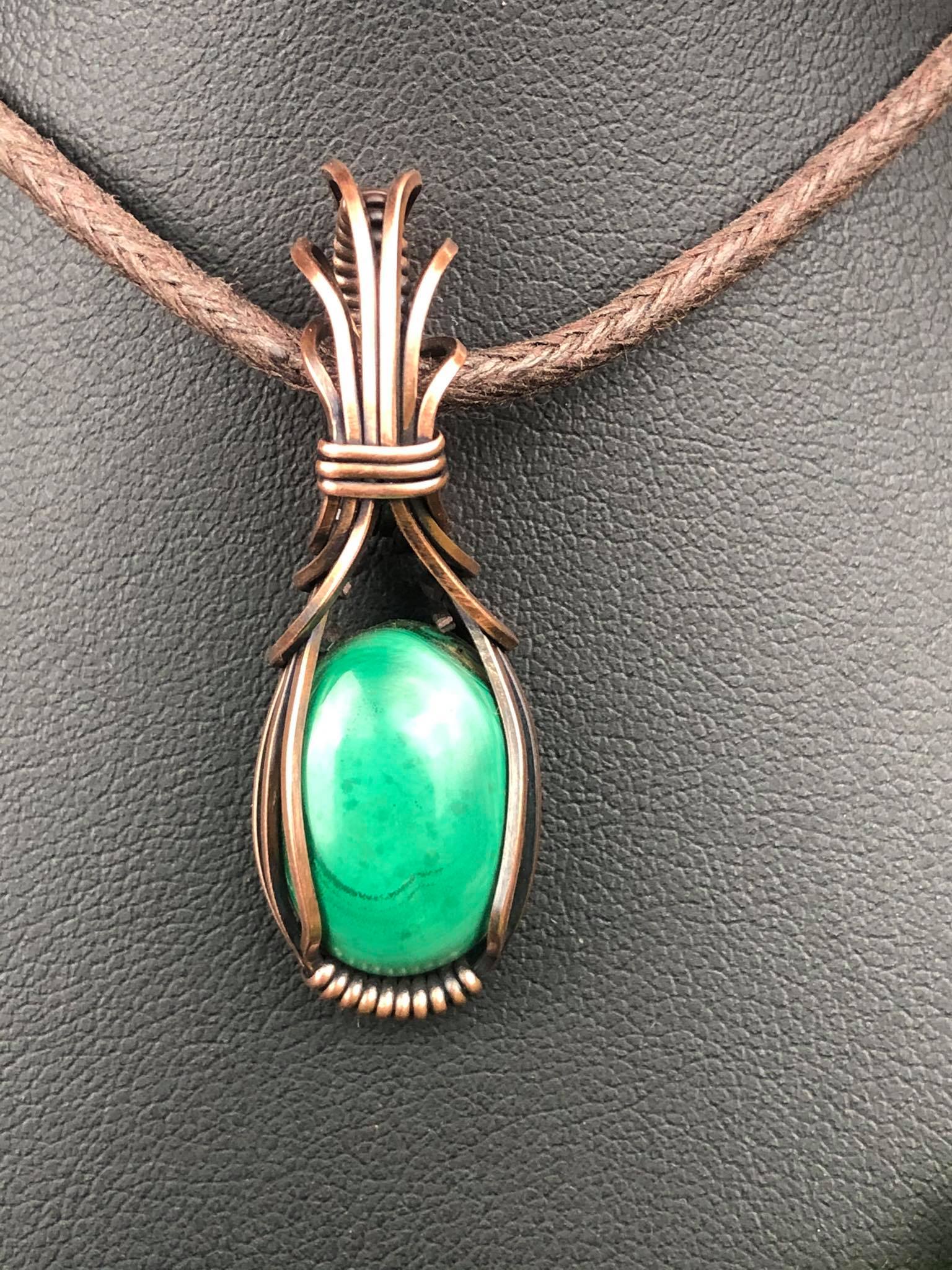 Malachit-Anhänger Kollektion "Pure" SunayLaLuna
