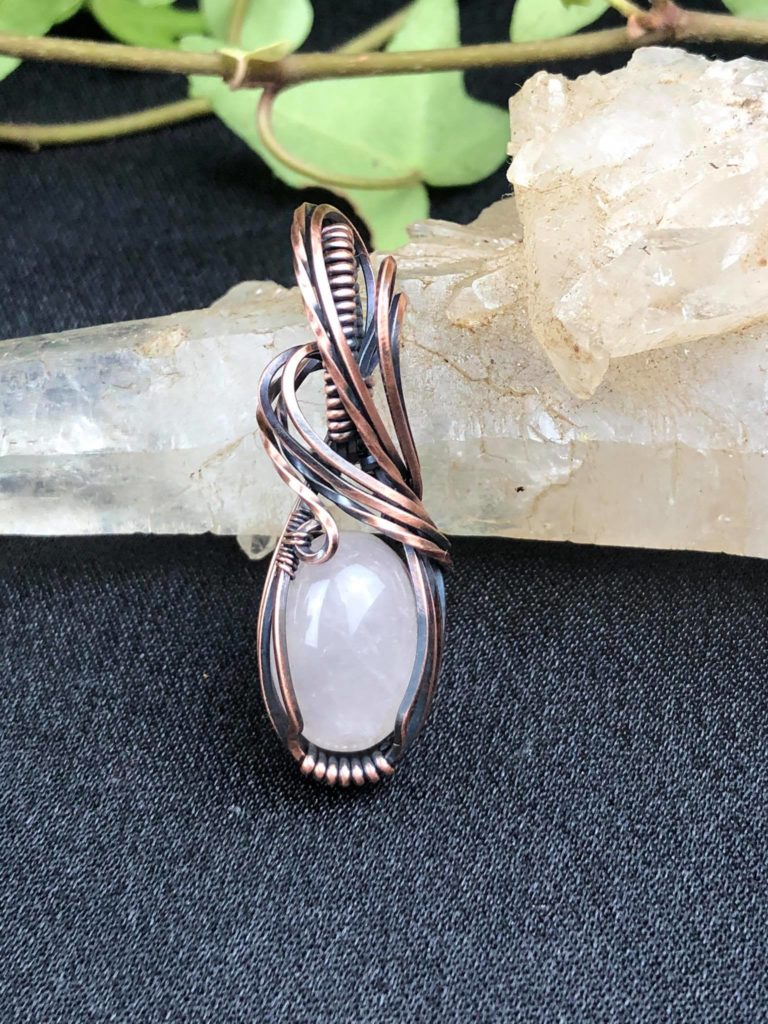 Rosenquarz-Anhänger Kollektion "Pure" SunayLaLuna