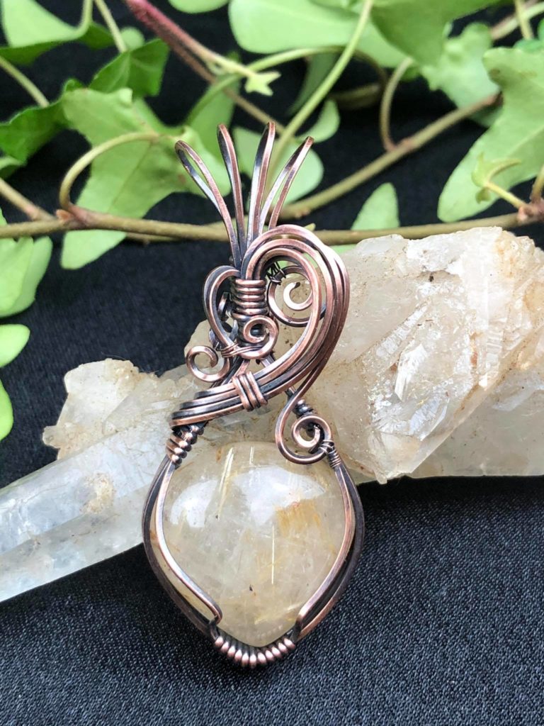 Rutilequartz-Pendant Collection "Pure" Jewelrydesign SunayLaLuna