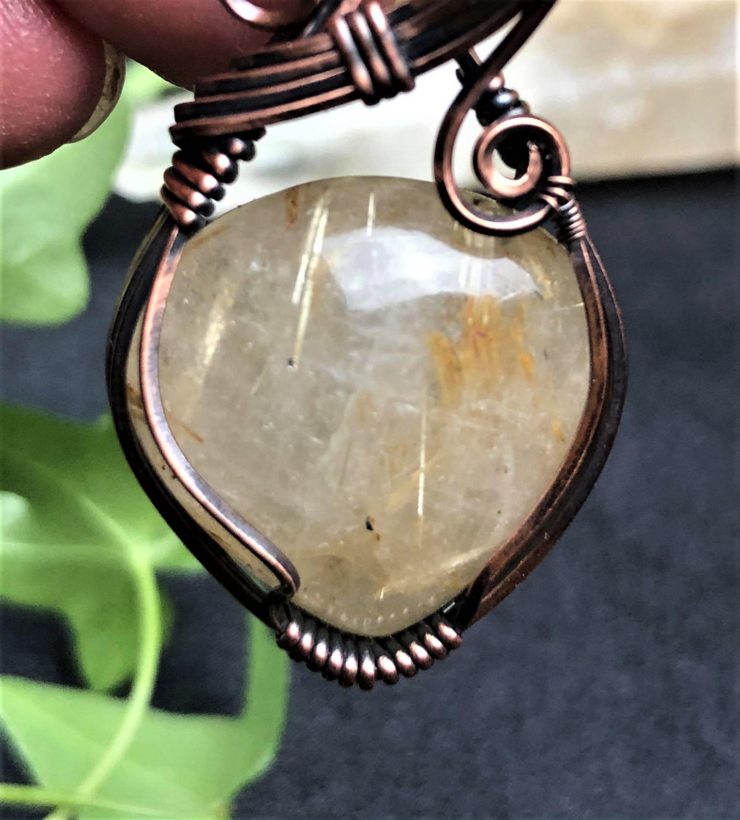 Rutilequartz-Pendant Collection "Pure" Jewelrydesign SunayLaLuna