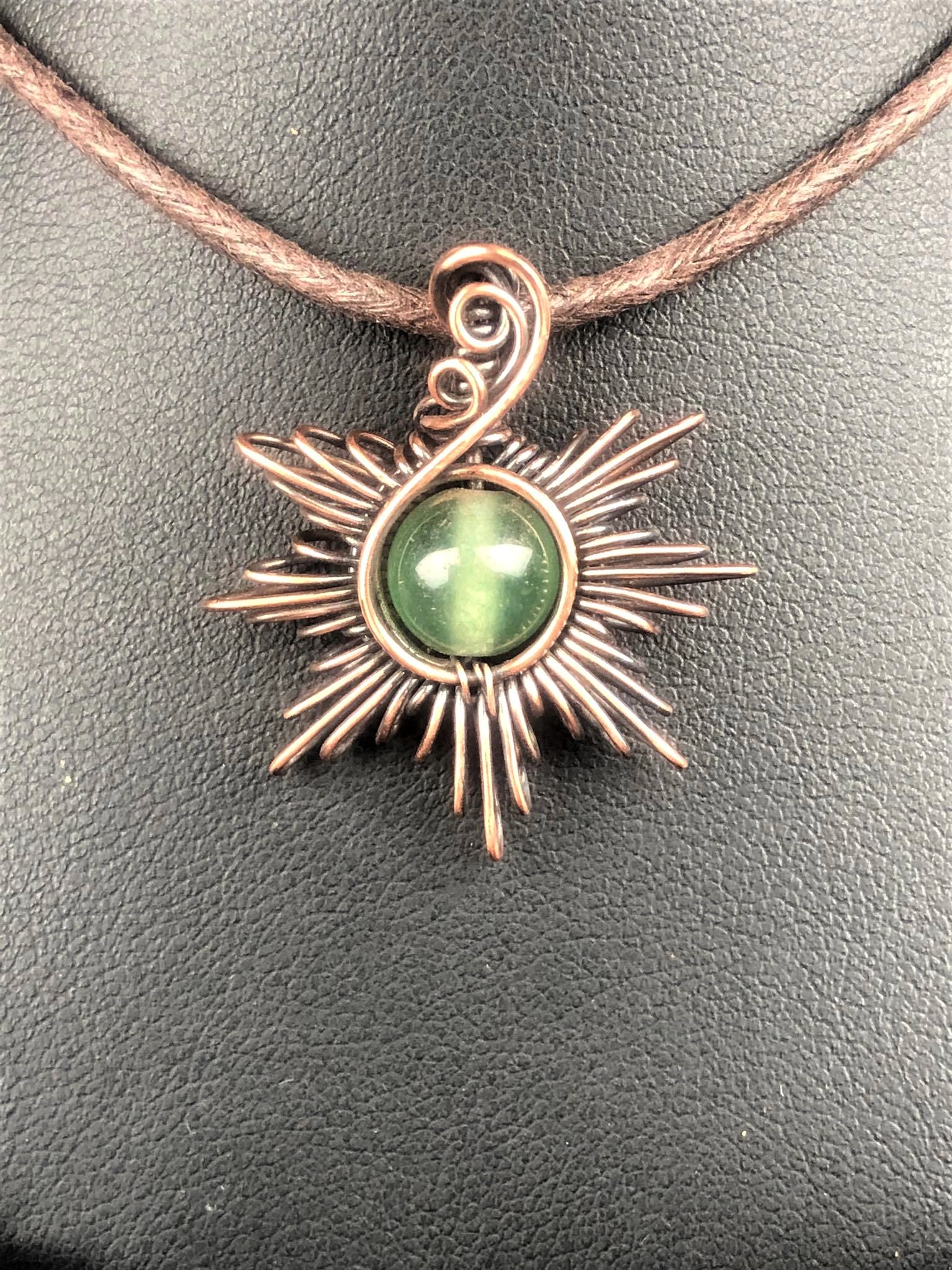 Aventurine-Sunpendant1-Jewelrydesign Sunjewelry