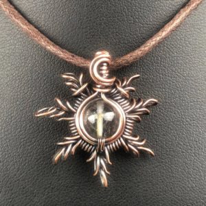Bergkristall-Sonnenanhännger Sonnenschmuck SunayLaLuna