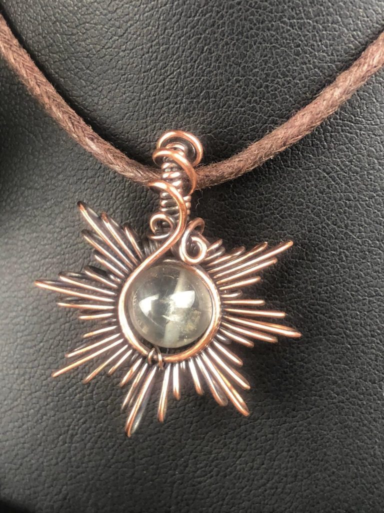 RockCrystal-Sunpendant1 Sunjewelry SunayLaLuna