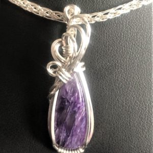 Charoite-Pendant1Collection "Pure" SunayLaLuna