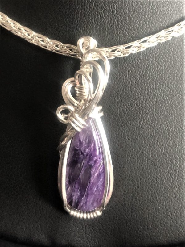 Charoite-Pendant1Collection "Pure" SunayLaLuna