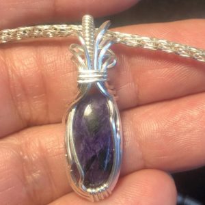 Charoite-Pendant2 Collection "Pure" SunayLaLuna