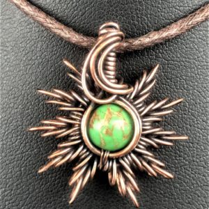 SunayLaLuna Imperial-Jaspis-Sonnenanhänger3 Schmuckdesign