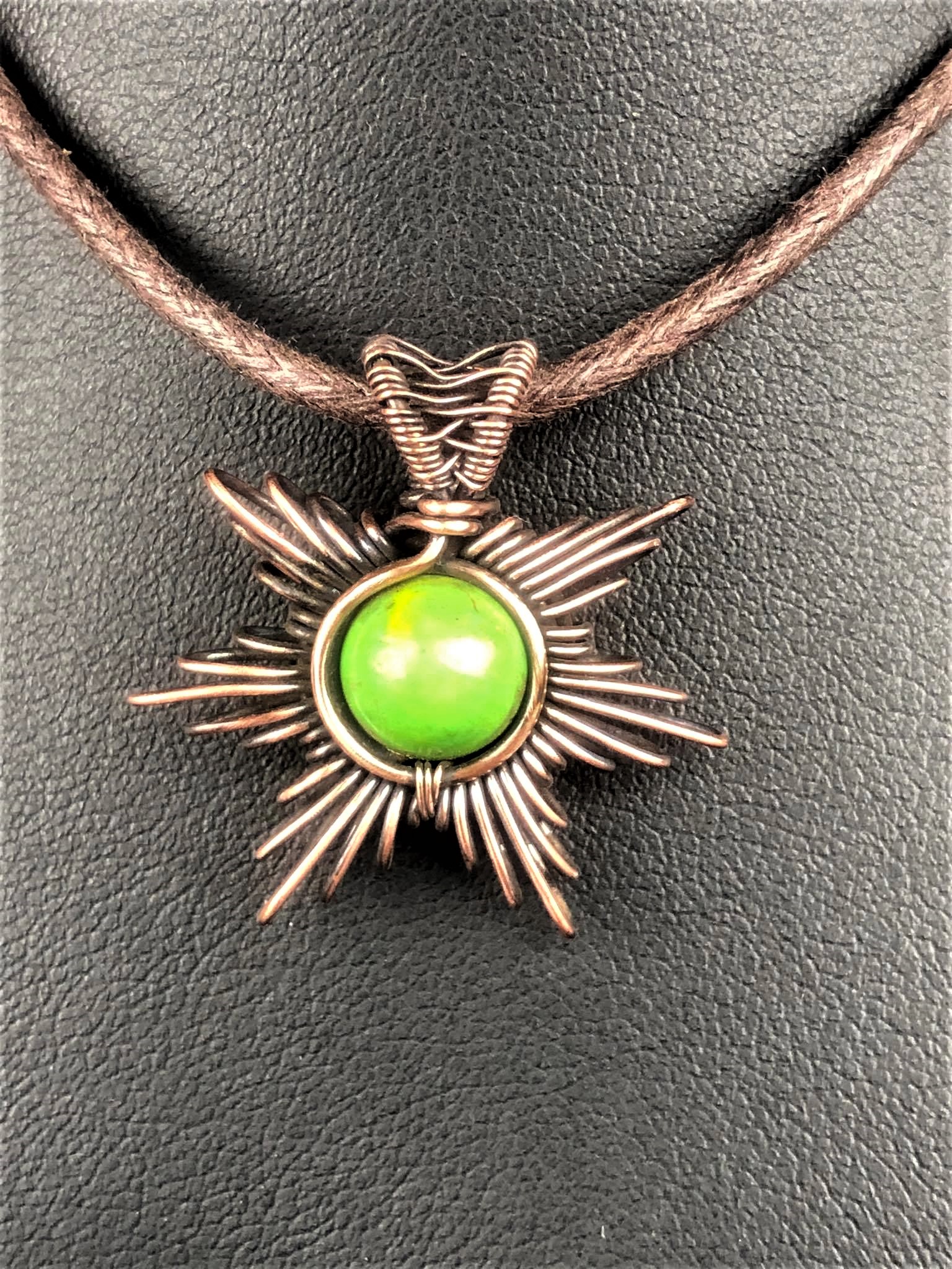 SunayLaLuna Imperial-Jaspis-Sonnenanhänger5 Schmuckdesign