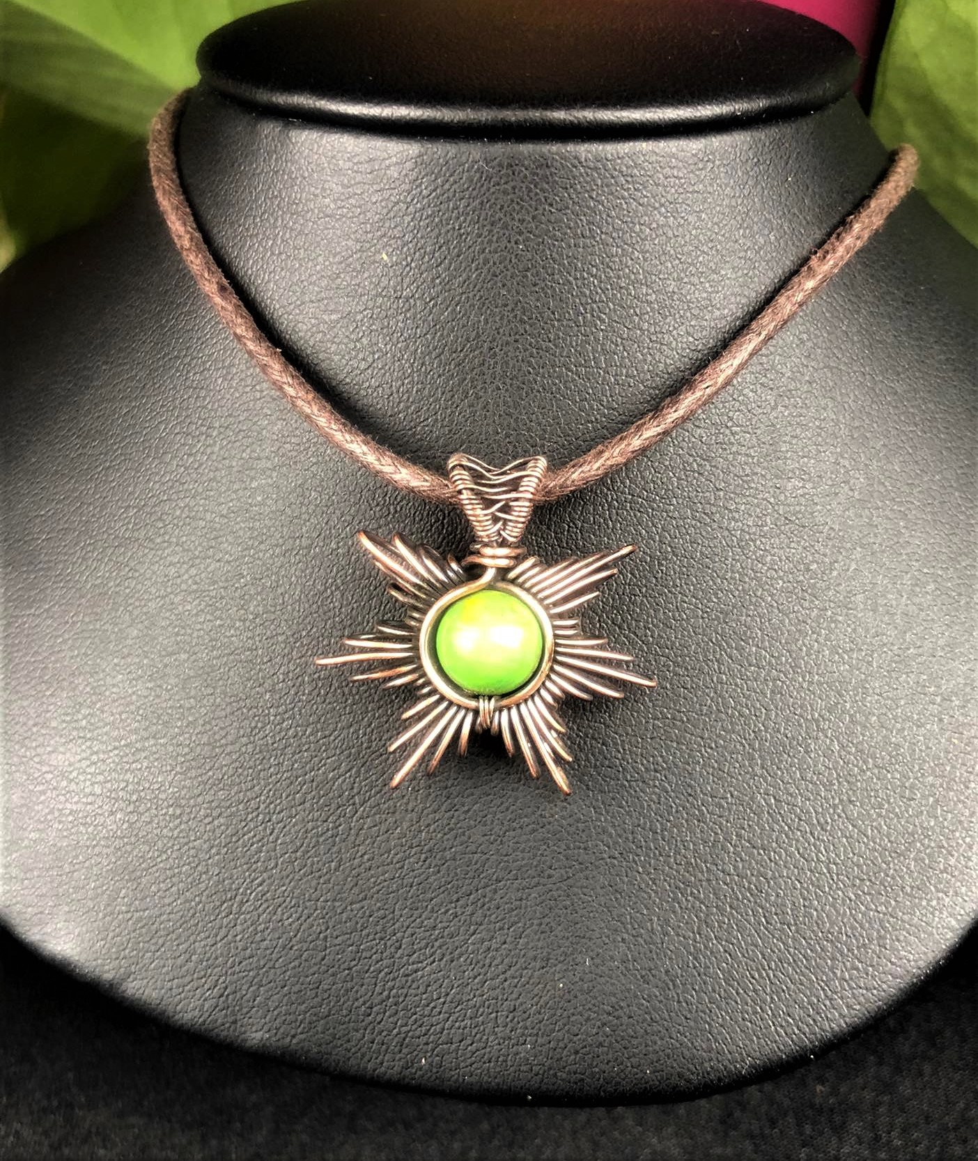 SunayLaLuna Imperial-Jaspis-Sonnenanhänger5 Schmuckdesign