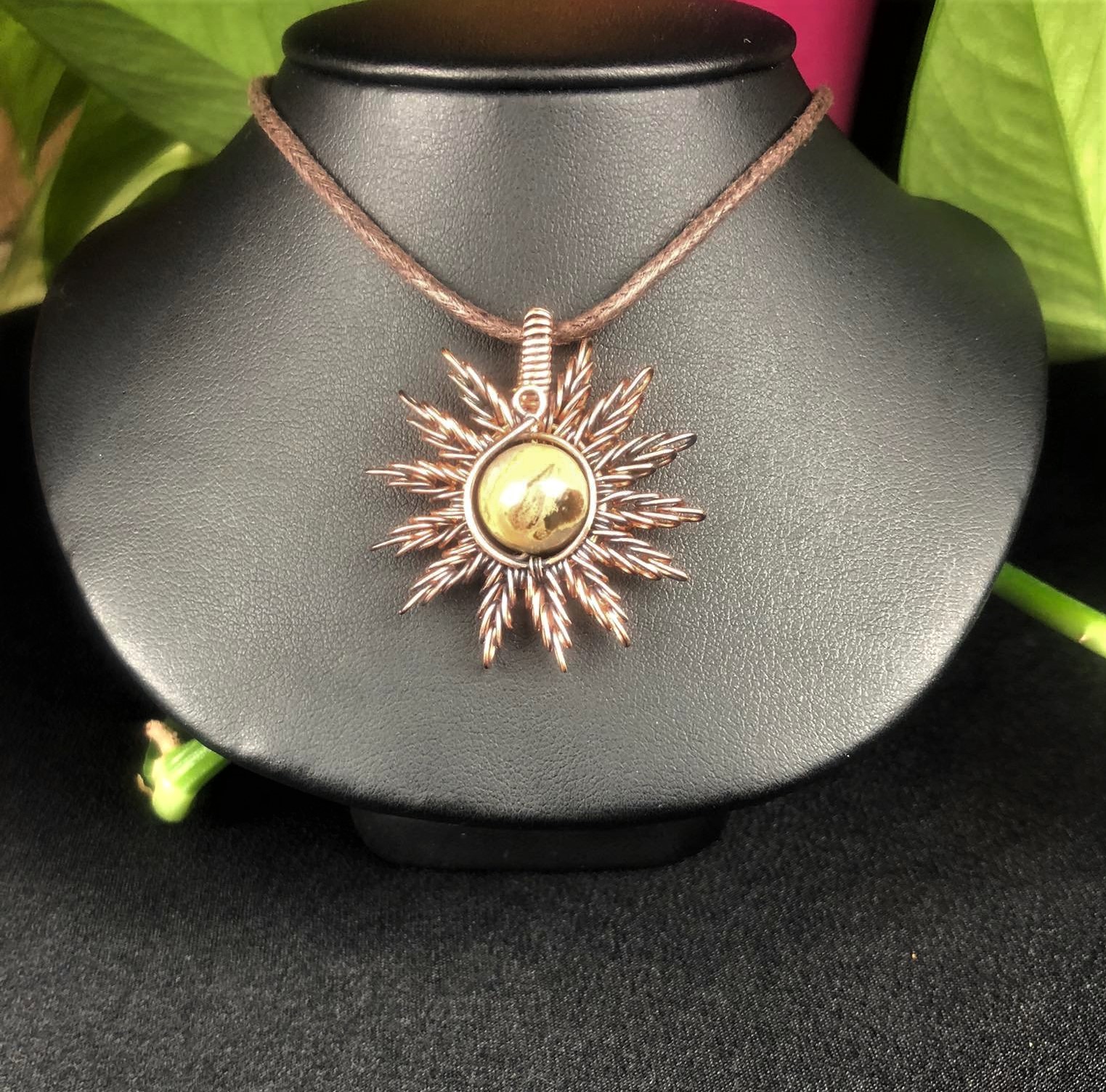 SunayLaLuna Mookaite-Sunpendant1 Jewelrydesign