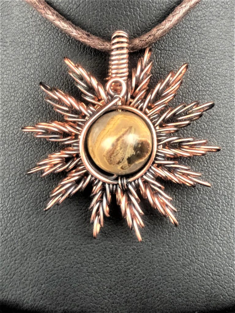 SunayLaLuna Mookaite-Sunpendant1 Jewelrydesign