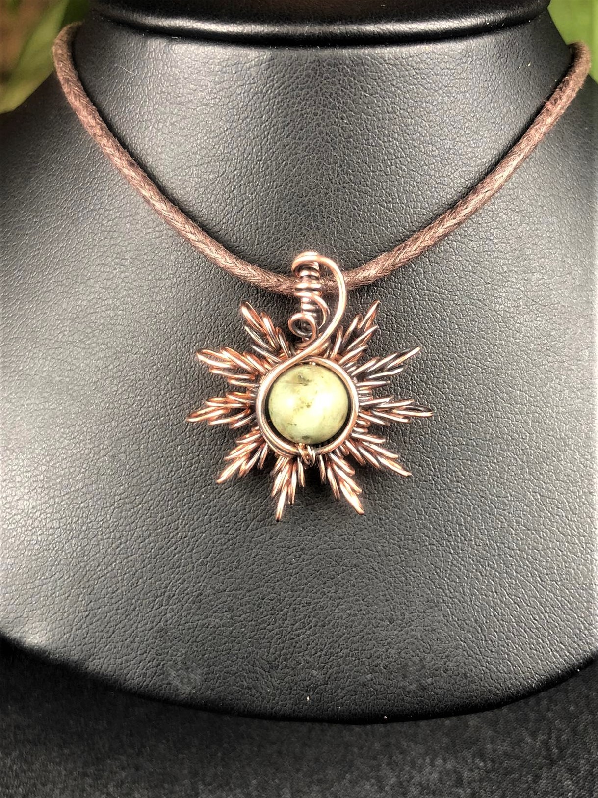 SunayLaLuna Turquoise-Sunpendant1-Jewelrydesign