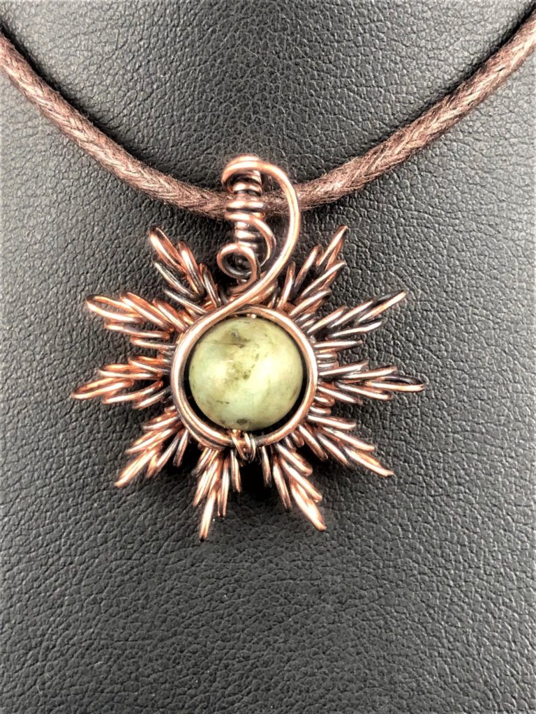 SunayLaLuna Turquoise-Sunpendant1-Jewelrydesign