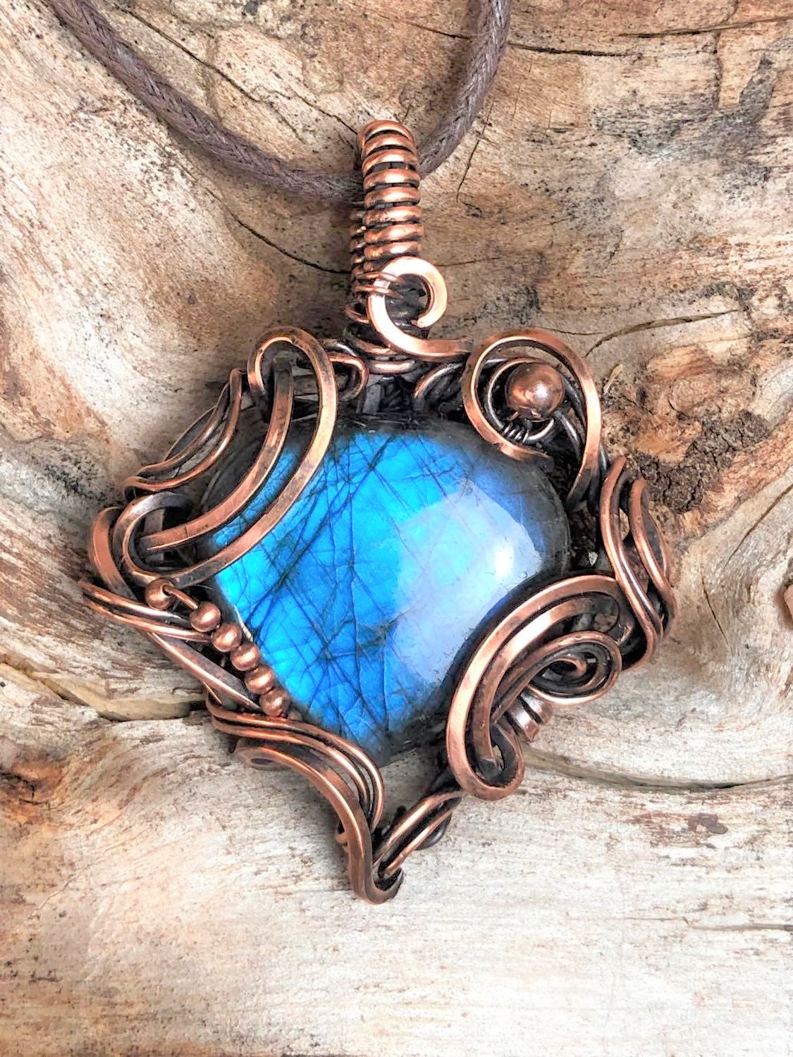 SunayLaLuna Labradorite-Pendant4 Collection "SolidMajesty"