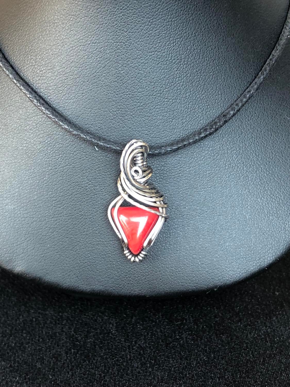 SunayLaLuna RedCoral-Pendant2 Collection "Pure"