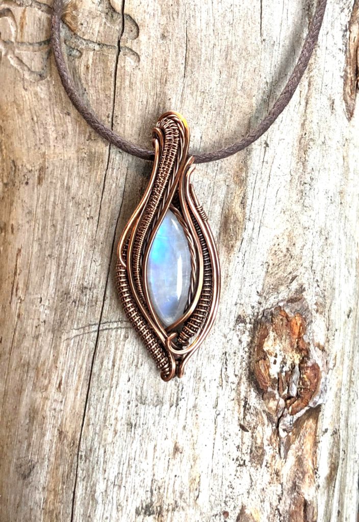 SunayLaLuna Rainbow-Moonstone-Pendant Collection "MagicMoments"