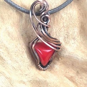SunayLaLuna RedCoral-Pendant3 Collection "Pure"