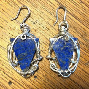 SunayLaLuna LapisLazuli-Ohrhänger Kollektion "SolidMajesty"