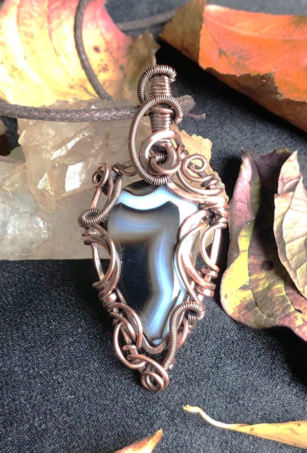 BotswanaAchat-Anhänger Schmuckdesign Kollektion"SolidMajesty"