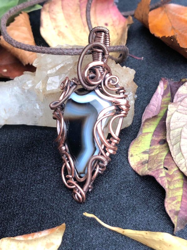 BotswanaAchat-Anhänger Schmuckdesign Kollektion"SolidMajesty"