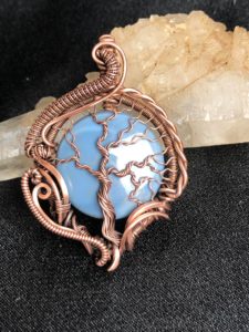 SunayLaLuna BlauerOpal-Anhänger Kollektion "MagicMoments"