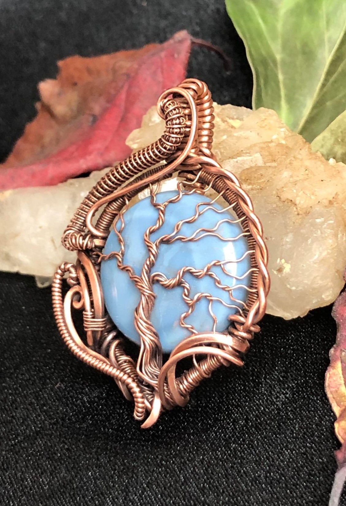 SunayLaLuna BlueOpal-Pendant Collection "MagicMoments"