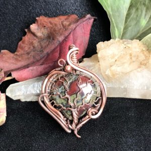 SunayLaLuna DragonbloodJasper-Pendant1 TreeofLife
