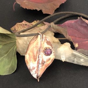SunayLaLuna Beechleaf-Pendant Starrubyjewelry