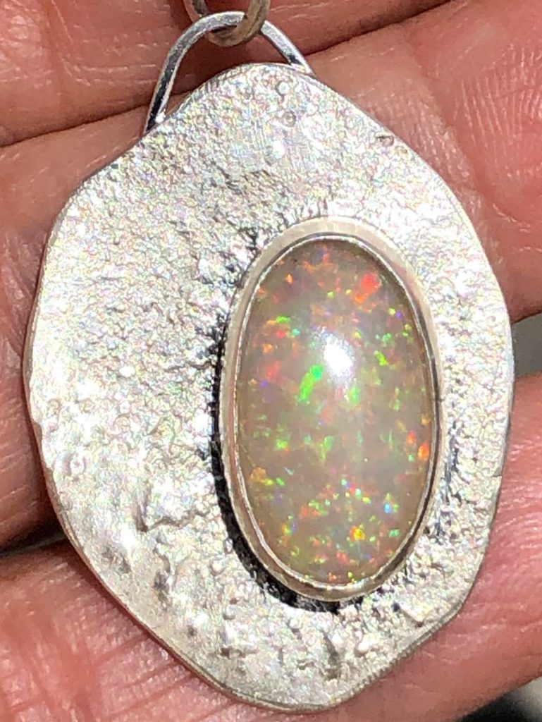 WeloOpal-Pendant Silverjewelry SunayLaLuna