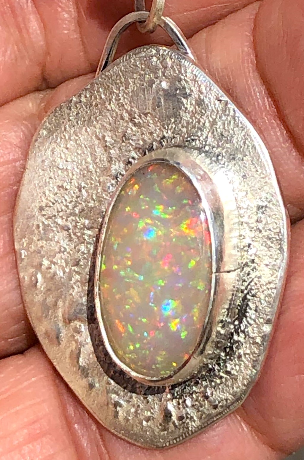 WeloOpal-Pendant Silverjewelry SunayLaLuna