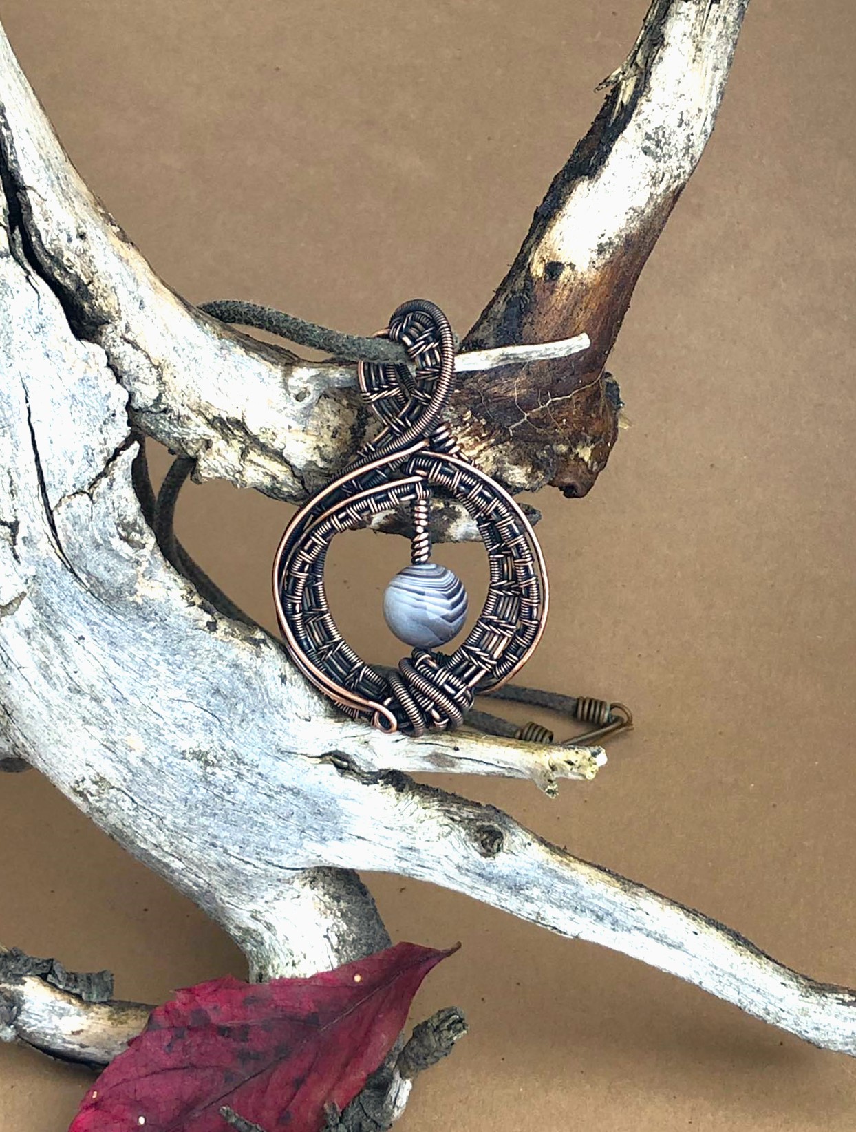 SunayLaLuna BotswanaAgate-Pendant personalBeauty