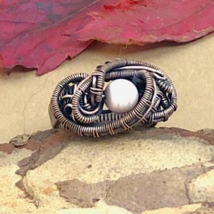 SunayLaLuna rosaKoralle-Ring1 Halbedelsteinschmuck